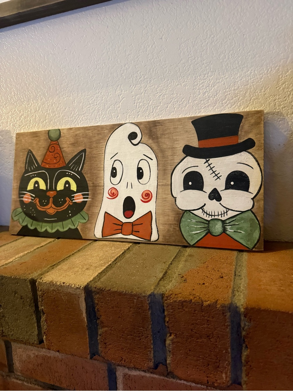Handmade Halloween sign